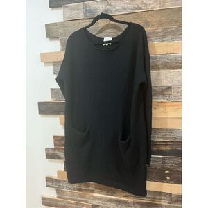 Wilfred Free Aritzia NWOT Knit front pockets Dress Italian yarn sz L